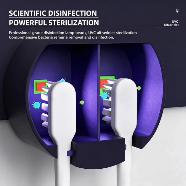 Sleek Travel Toothbrush Sanitizer